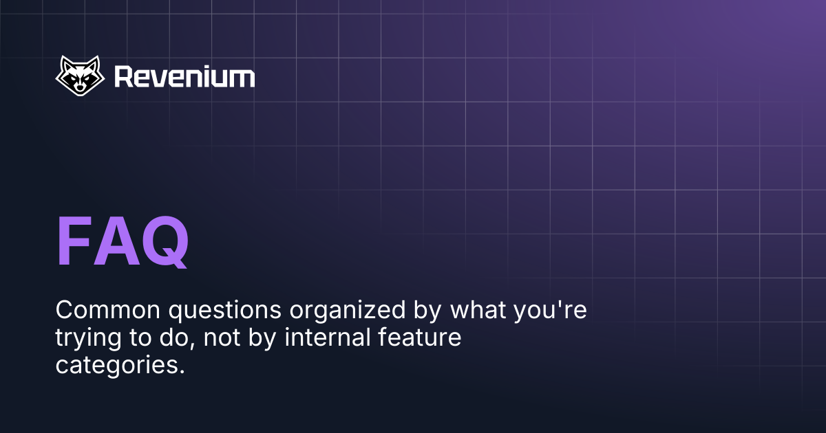 FAQ | Revenium Docs