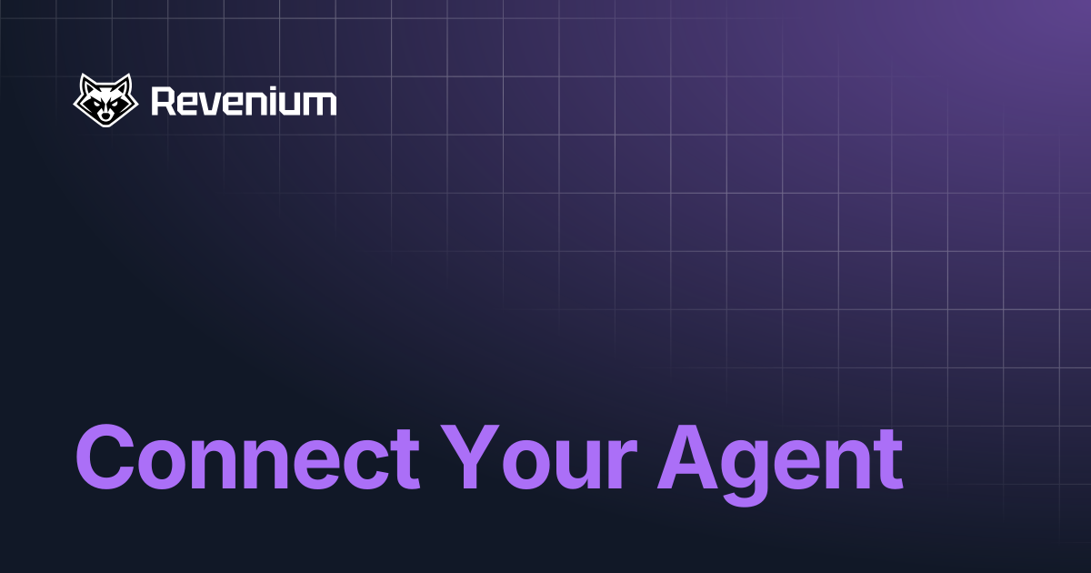 Connect Your Agent | Revenium Docs