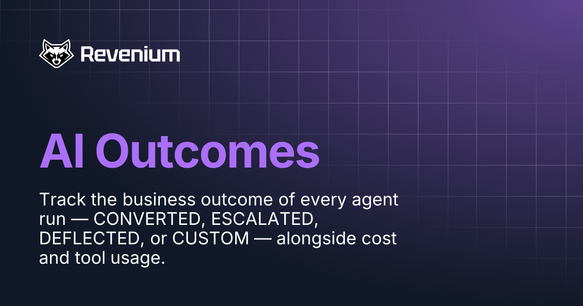AI Outcomes | Revenium Docs